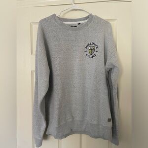 Ci Sport Merrimack College Men’s Heathered Gray Crew Neck Sweatshirt Large